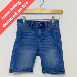 Girls Old Navy “Ballerina” Stretch Jean Shorts